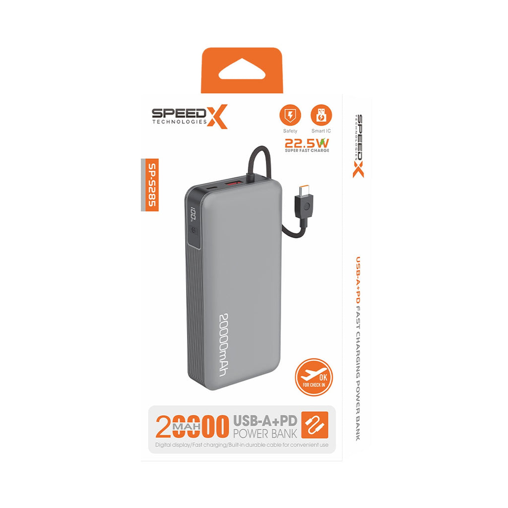 Speedx Sp-s285 22.5w 20000mah Super Fast Charging Power Bank