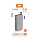 Speedx Sp-s285 22.5w 20000mah Super Fast Charging Power Bank