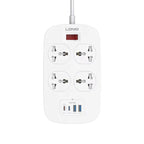 LDNIO SC4407C 2500W POWER EXTENSION 4 SOCKETS 2 USB-A + 2 USB-C 2M