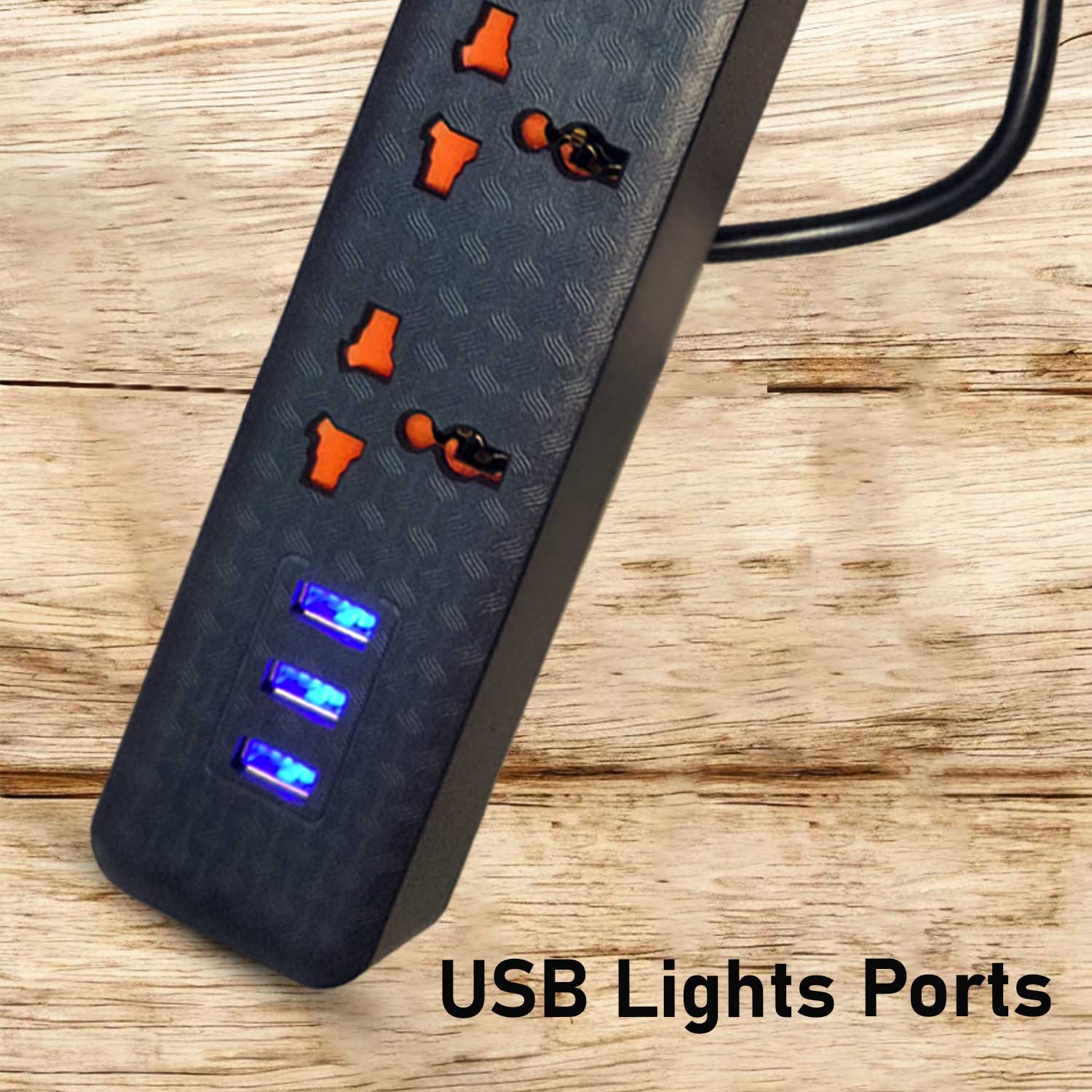 New 403puc Speed-X Premium Portable Power Strip 4socket+2usb+1type-C Port