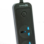 504pu Speed-X Premium Portable Power Strip 5socket+2usb Port+2 TYPE C USB CABEL LENGTH 2M
