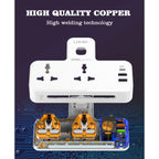 LDNIO SC2311 20W PD FAST CHARGING 2500W POWER EXTENSION TOUCH NIGHT LAMP 2 SOCKETS 1 USB-C +2 USB-A