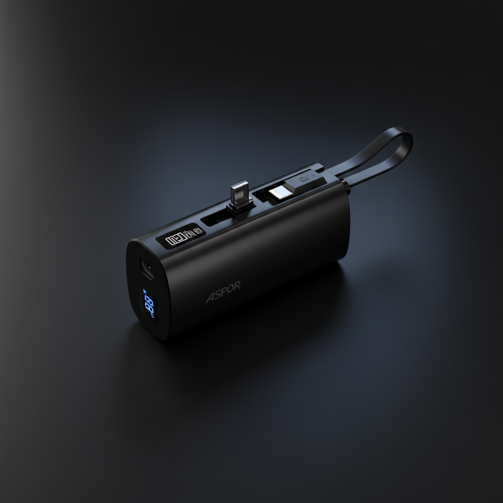 Black Power Bank - Studio Shot