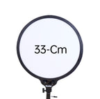 NEEPHO 33CM LED SOFT RING LIGHT WITH 360 ROTATING PAN TILT