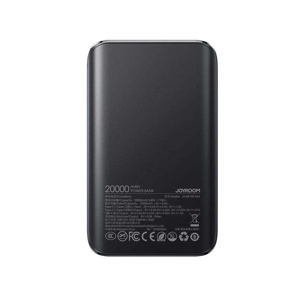 JOYROOM JR-QP192 MINI 20000MAH 22.5W FAST CHARGING POWER BANK