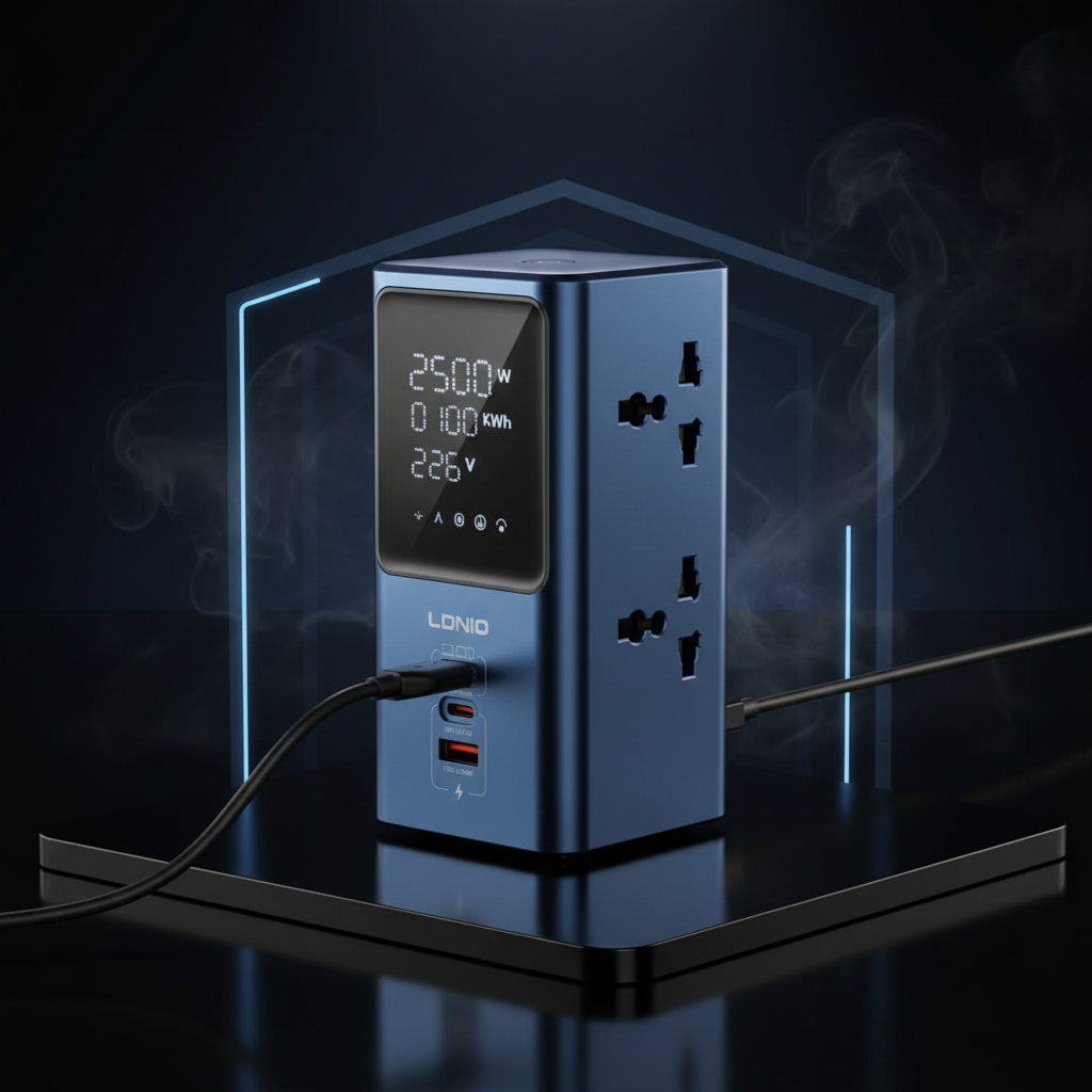 LDNIO SC2 dark theme product shot 1