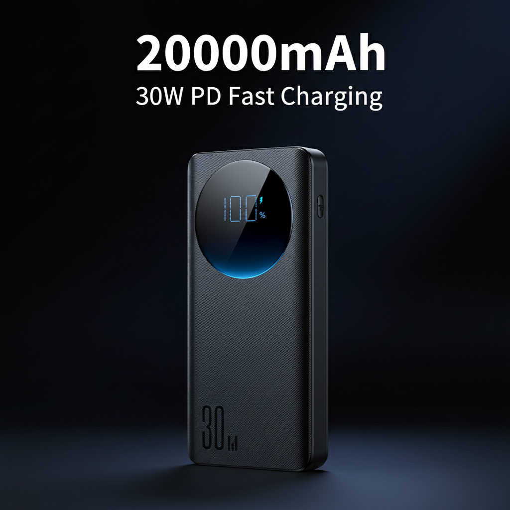 JOYROOM JR-PBF02 dark hero shot - 20000mAh 30W