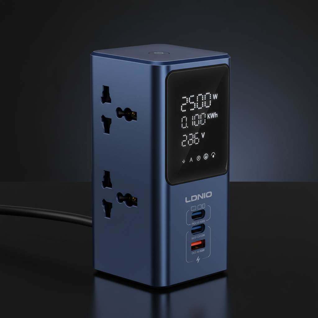 LDNIO SC2 dark theme product shot 2