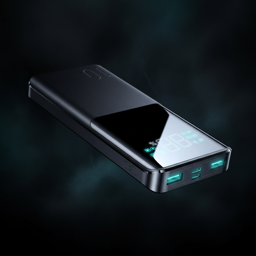 JOYROOM 22.5W Power Bank dark theme product shot with LED display