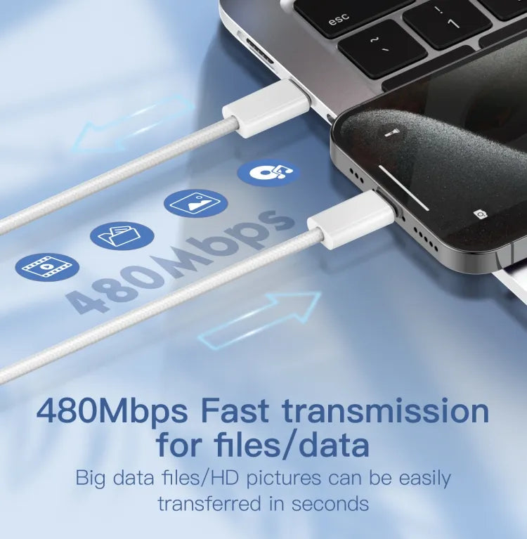 LDNIO LC901C Type-C to Type-C Fast Charging Cable 1M