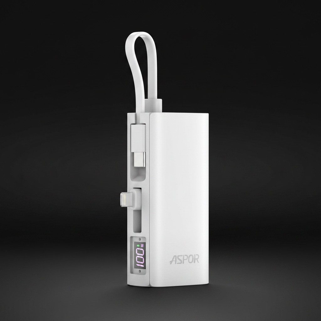 White Power Bank - Studio Shot